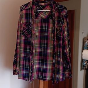 Torrid Button Up Mutlicolor Shirt